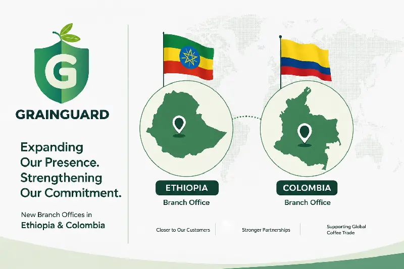 GrainGuard expande sua presença internacional com novas filiais na Etiópia e na Colômbia
