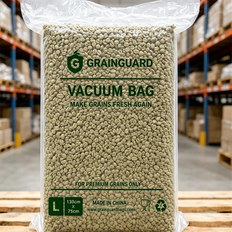 Saco de vácuo hermético de grão de café verde